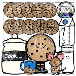 Cookie Fractions Clipart