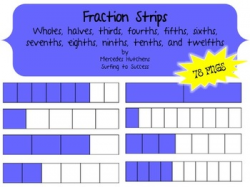 Fraction Strip Clipart