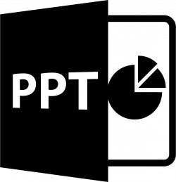 PPT Open File Format With Pie Chart Svg Png Icon Free Download ...