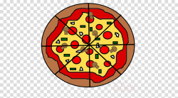 Pizza Illustration clipart - Pizza, Fraction, Line ...
