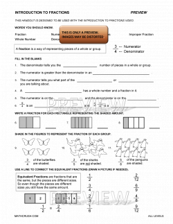 Fractions: Ratio And Fraction Worksheets Proportion Word Problems ...