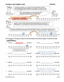 Worksheets on Decimals by Math Crush