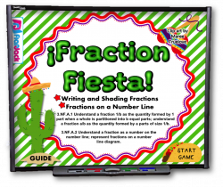 Fraction Fiesta SMART BOARD Game - Common Core Aligned | Smart ...