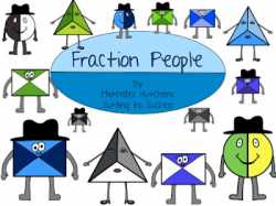 Fraction Clipart - Surfing to Success