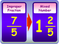 Improper Fractions to Mixed numbers Practice | special ...