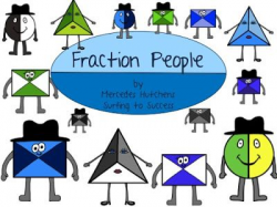 Surfing To Success: Fraction Clipart fraction people ...