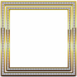 diamond picture frames | Gold and Silver Transparent Frame with ...