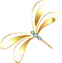 Dragonfly Clip art - Gold exquisite dragonfly 660*681 transprent Png ...