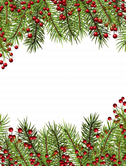 Christmas Holly Transparent Border PNG Frame | Gallery Yopriceville ...