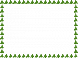 28+ Collection of Christmas Clipart Borders Landscape | High quality ...