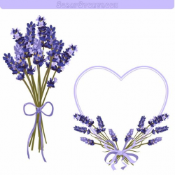 Lavender Flower Border Clip Art | Lavender Flower Border ...