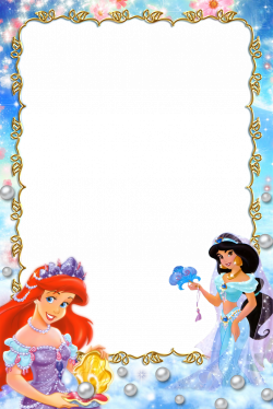 Imagens para photoshop: Princesas disney frames PNG | papel de carta ...