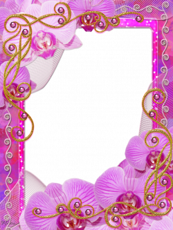 frame Charm of Orchids PNG by Melissa-tm on DeviantArt | Láminas e ...