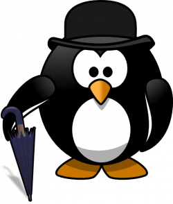 Gentleman Penguin Clipart | i2Clipart - Royalty Free Public Domain ...