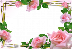 Beautiful-Pink-Roses-Photo-Frame | DIY手工相册 | Pinterest ...