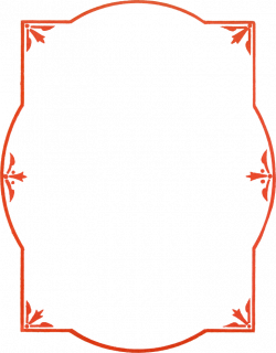 Wings of Whimsy: Red Border PNG-file (transparent background ...