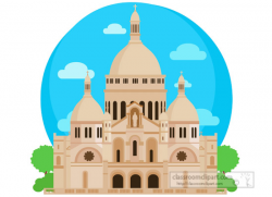 Europe Clipart- basilica-sacre-coeur-in-paris-france-clipart ...