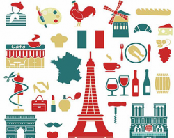 French Icons Clipart