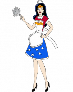 Wonder Woman as a French Maid by Darthranner83 on DeviantArt