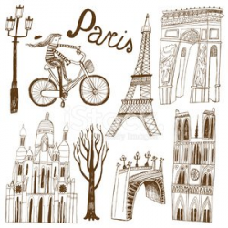 Paris IN France Monuments: Eiffel Tower, Arc DE Triomphe ...