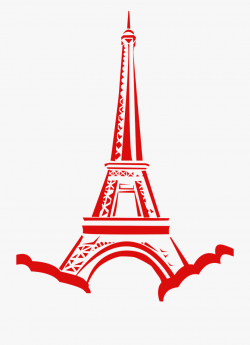 France, Eiffel Tower France Red Cartoon Eiffel Tow - Paris ...