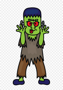 Easy To Draw Frankenstein PNG Frankenstein's Monster Clipart ...