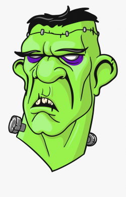Frankenstein Head Png Clipart - Easy Michael Myers Drawing ...