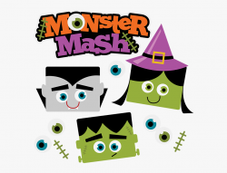 Can Use For Book Cover, Monster Mash Clipart - Cute ...