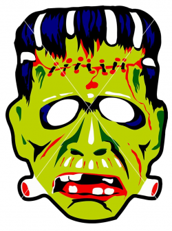 Vintage Ben Cooper Frankenstein Mask - Vectors, Clip Art, Graphics, EPS &  Scrap Book