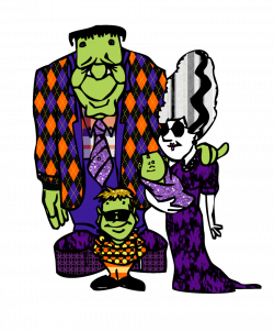 Cute Cartoon Halloween Monsters | Frankenstein Pictures - Cliparts ...