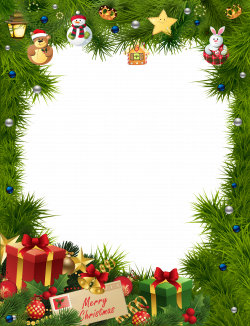 Christmas Frame Transparent PNG Image | Gallery Yopriceville - High ...