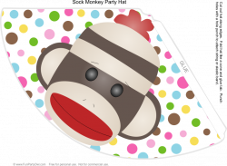 Sock Monkey Party Hat | Birthday boy | Pinterest | Party props ...