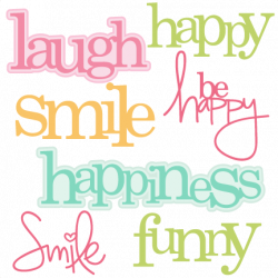 Happy Words SVG cutting files cute cut files for cricut free svgs ...