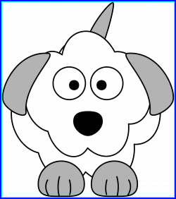 Stunning Clipart French Poodle Cartoon Dog Of Black And White ...