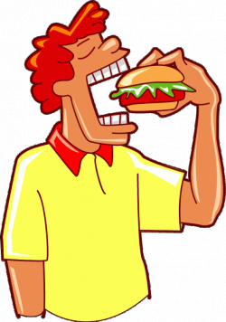 man eating clipart - Clipground