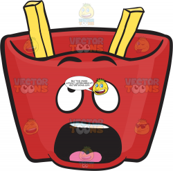 Red Pack Of French Fries – Missing Fries Surprise! Emoji