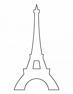 Simple Eiffel Tower Drawing at GetDrawings.com | Free for personal ...