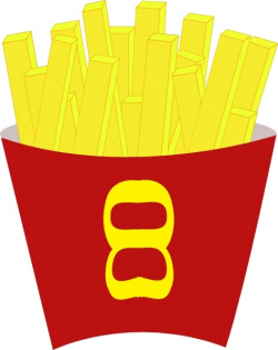 French Fries clip art Free vector in Open office drawing svg ...