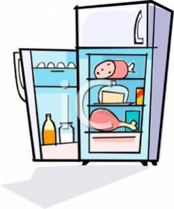 fridge Cartoon clipart refrigerator pencil and in color ...