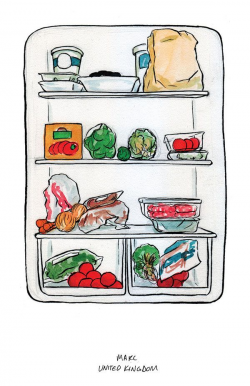 What's In Your Fridge? on Behance | illustr | Kitchen art ...