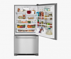 Refrigerator Clipart Frozen Food - Fridges With Freezer Draw ...