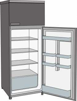 Kitchen Cartoon clipart - Refrigerator, Product, Furniture ...