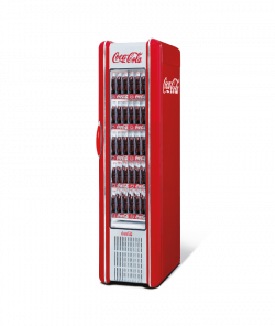 Retro Coca Cola Fridge transparent PNG - StickPNG