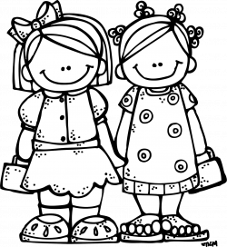 28+ Collection of Best Friends Clipart Black And White | High ...