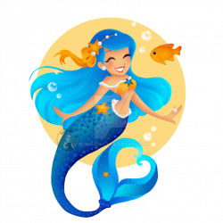 Blue Mermaid by Redhead-K on DeviantArt