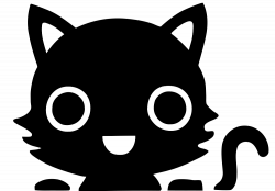 OnlineLabels Clip Art - Friendly Kitten Icon