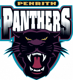 Penrith Panthers Primary Logo (1998) - A black and purple panther ...