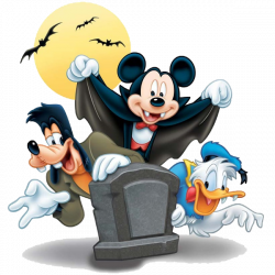 Mickey Mouse and friends halloween clipart_1.png (600×600) | Disney ...
