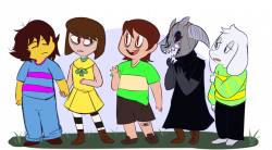 Frisk and Fran and Friends by 2091-shadow-mew on DeviantArt