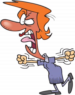 Anger Cartoon Woman Screaming Clip art - Angry Woman Cartoon 2000 ...